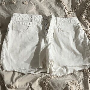 William Rast White Jean Shorts for Women